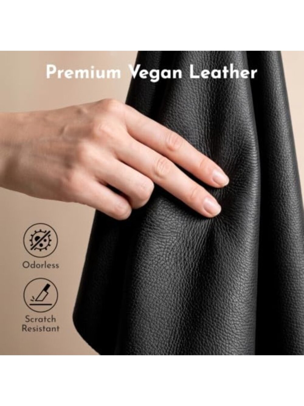 Stylish Vegan Leather Tote Bag for Women - Bucket Handbag with Detachable Purse - Picture 5 of 6